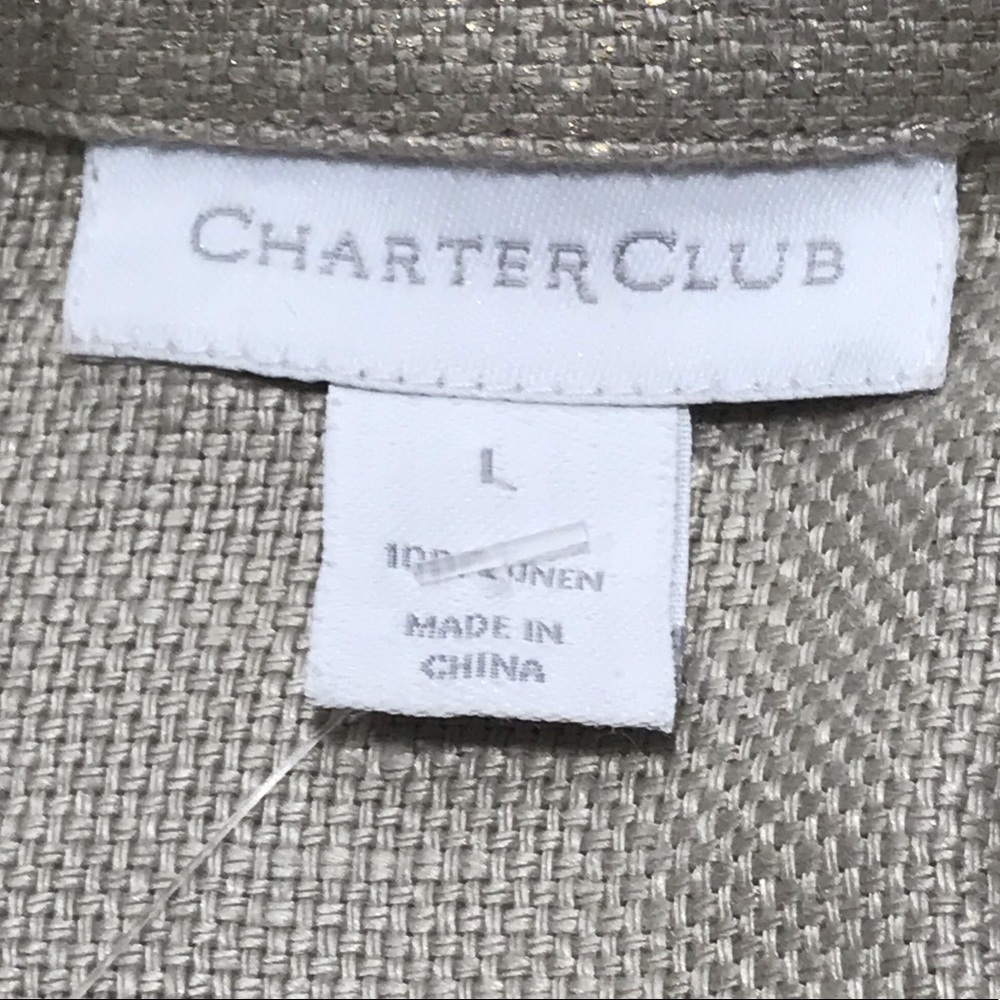 Charter Club Linen Jacket - Picture 4 of 5